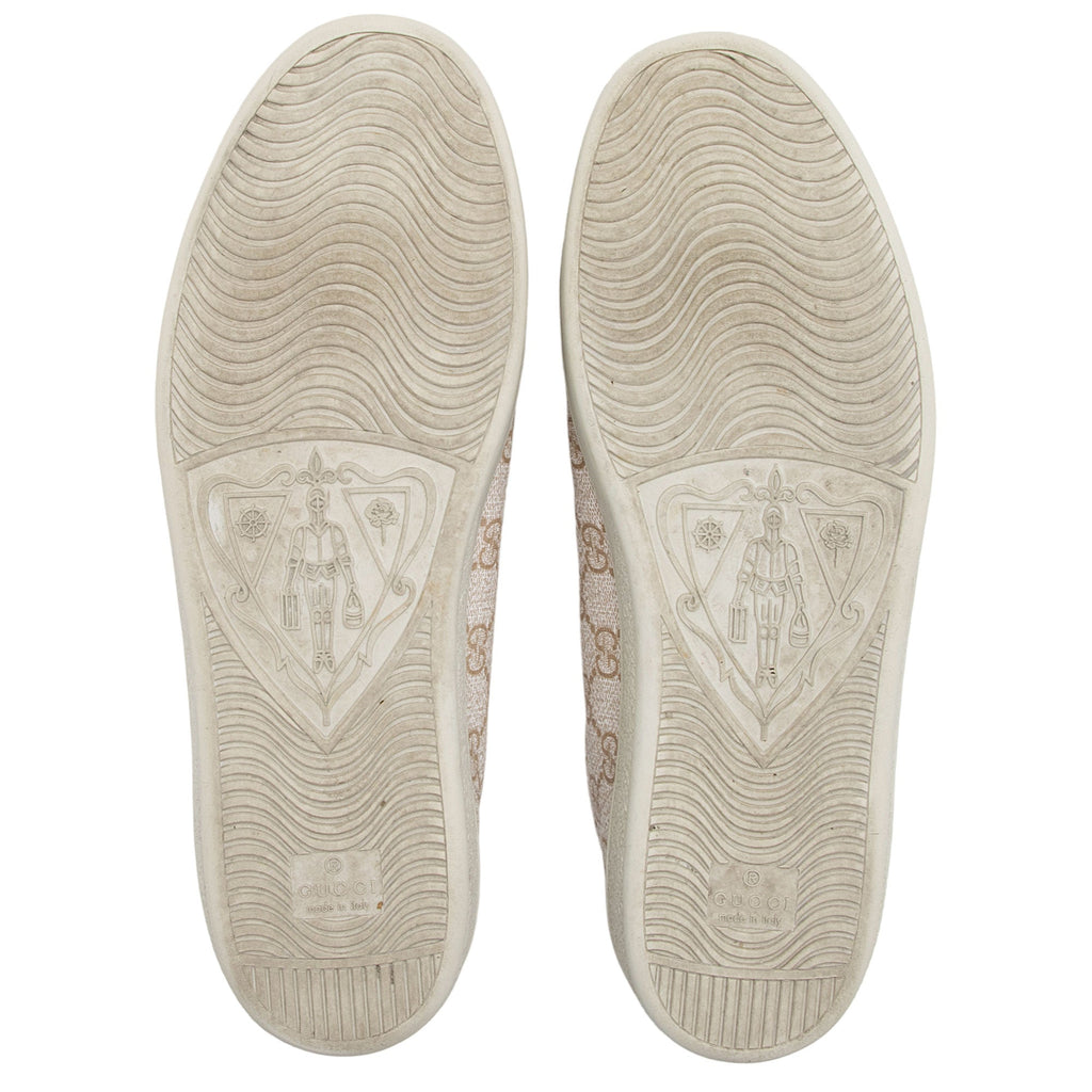 Gucci GG Supreme Leather Low Top Sneakers - Size 8.5 / 38.5 (SHF-ynQxjf)