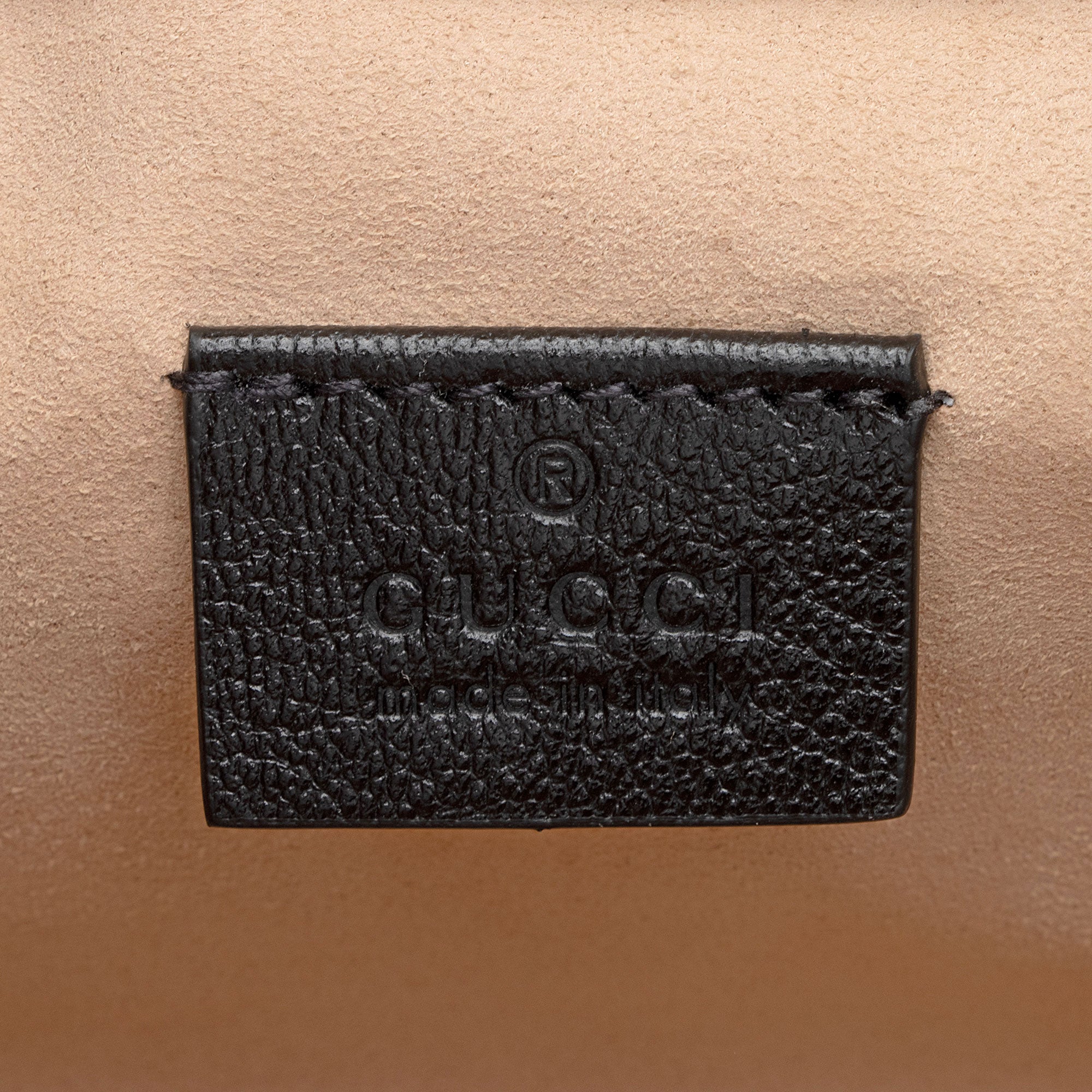 Gucci GG Supreme Leather Padlock Mini Crossbody (SHF-C1X2QZ)