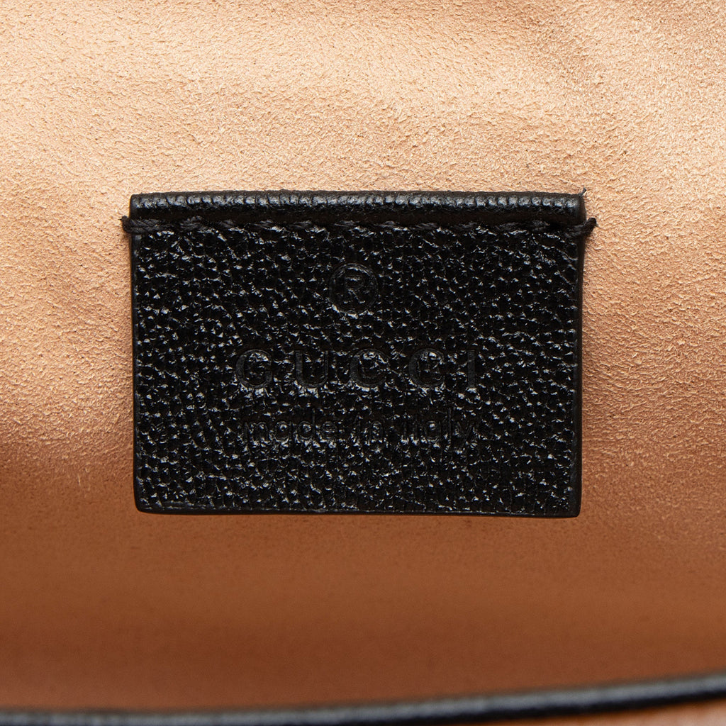 Gucci GG Supreme Leather Padlock Mini Crossbody