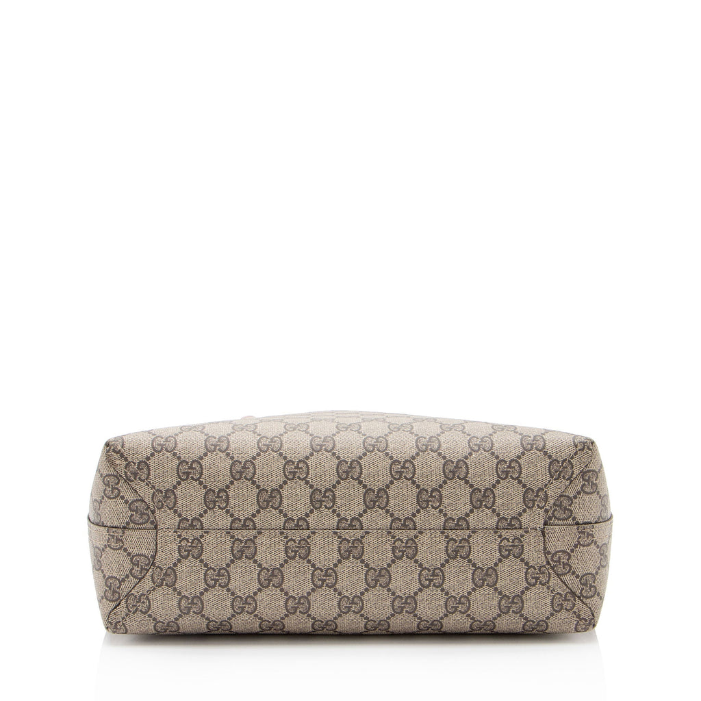 Gucci GG Supreme Leather Reversible Small Tote (SHF-zpwKGA)