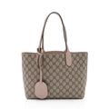 Gucci GG Supreme Leather Reversible Small Tote (SHF-zpwKGA)