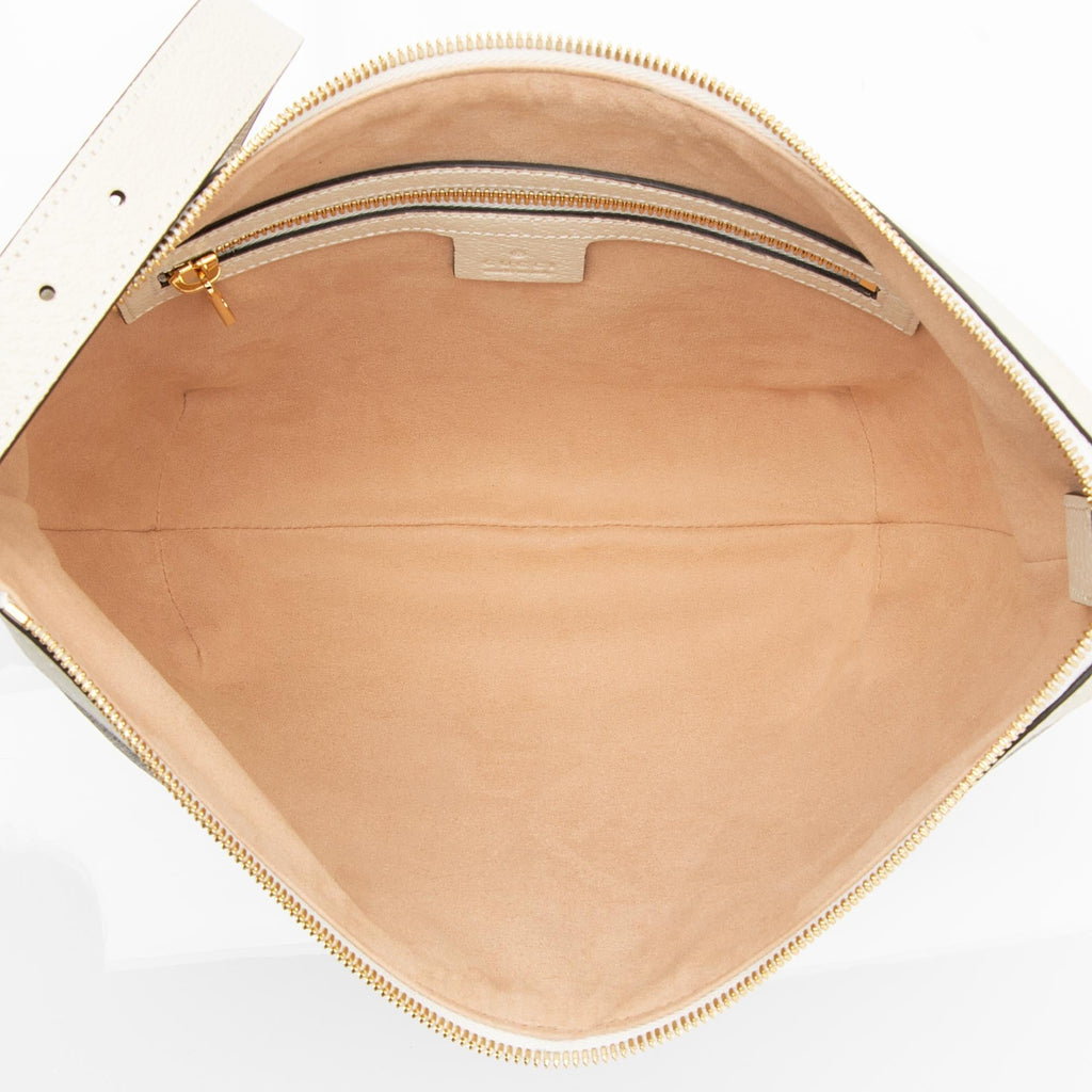 Gucci GG Supreme Les Pommes Half Moon Hobo (SHF-23192)