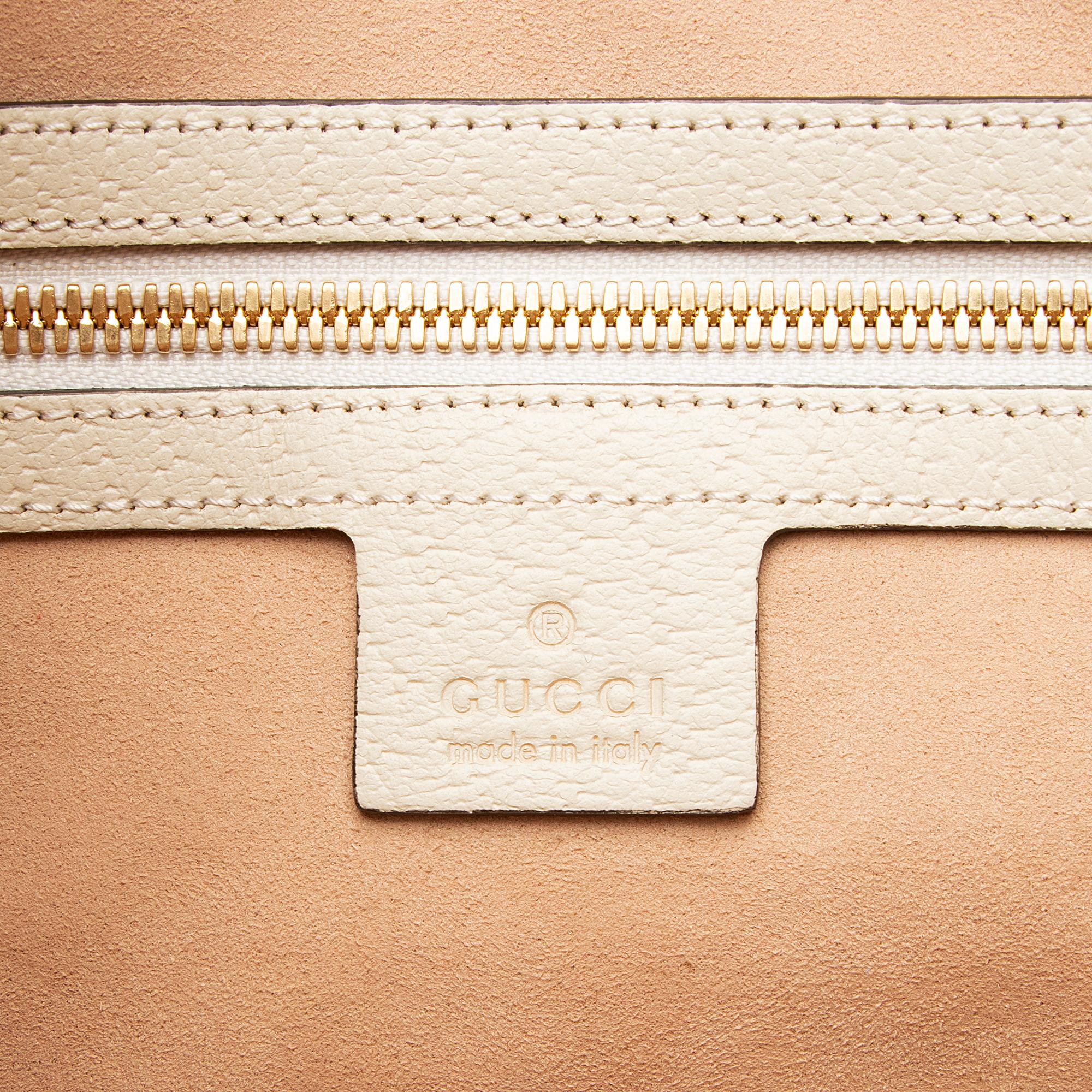 Gucci GG Supreme Les Pommes Half Moon Hobo (SHF-23192)