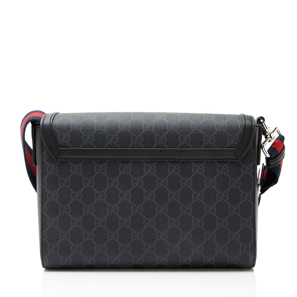 Gucci GG Supreme Web MessLBger Bag