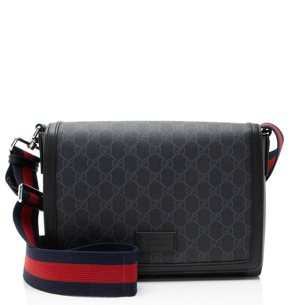 Gucci GG Supreme Web MessLBger Bag
