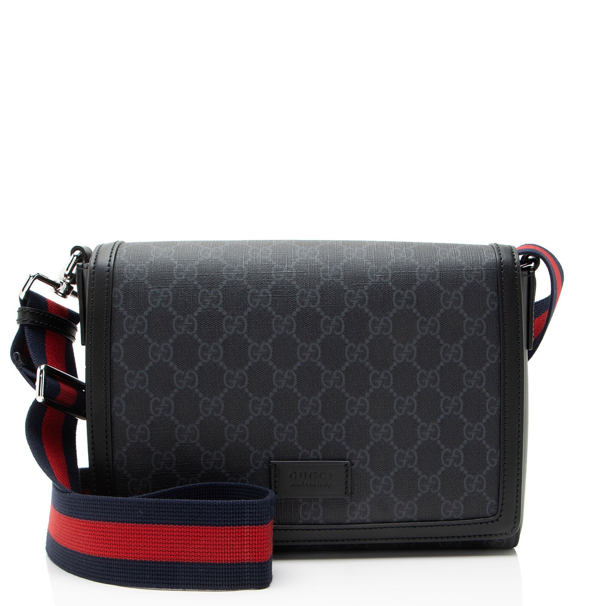 Gucci GG Supreme Web MessLBger Bag