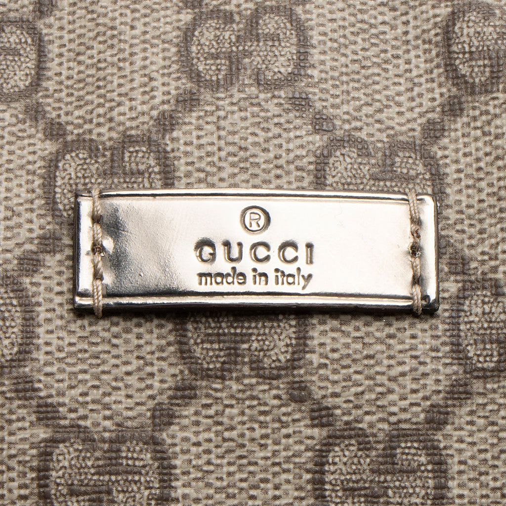 Gucci GG Supreme Metallic Leather Joy Small Boston Bag