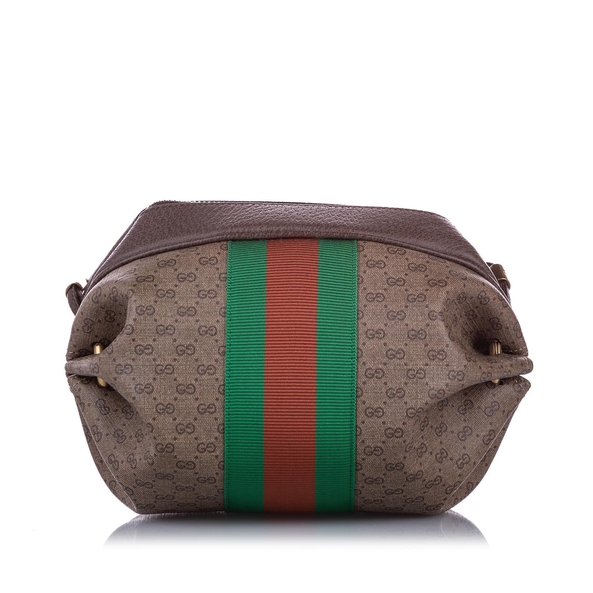 Gucci Gucci Supreme Mini Web Butterfly Crossbody Bag (SHG-24336)