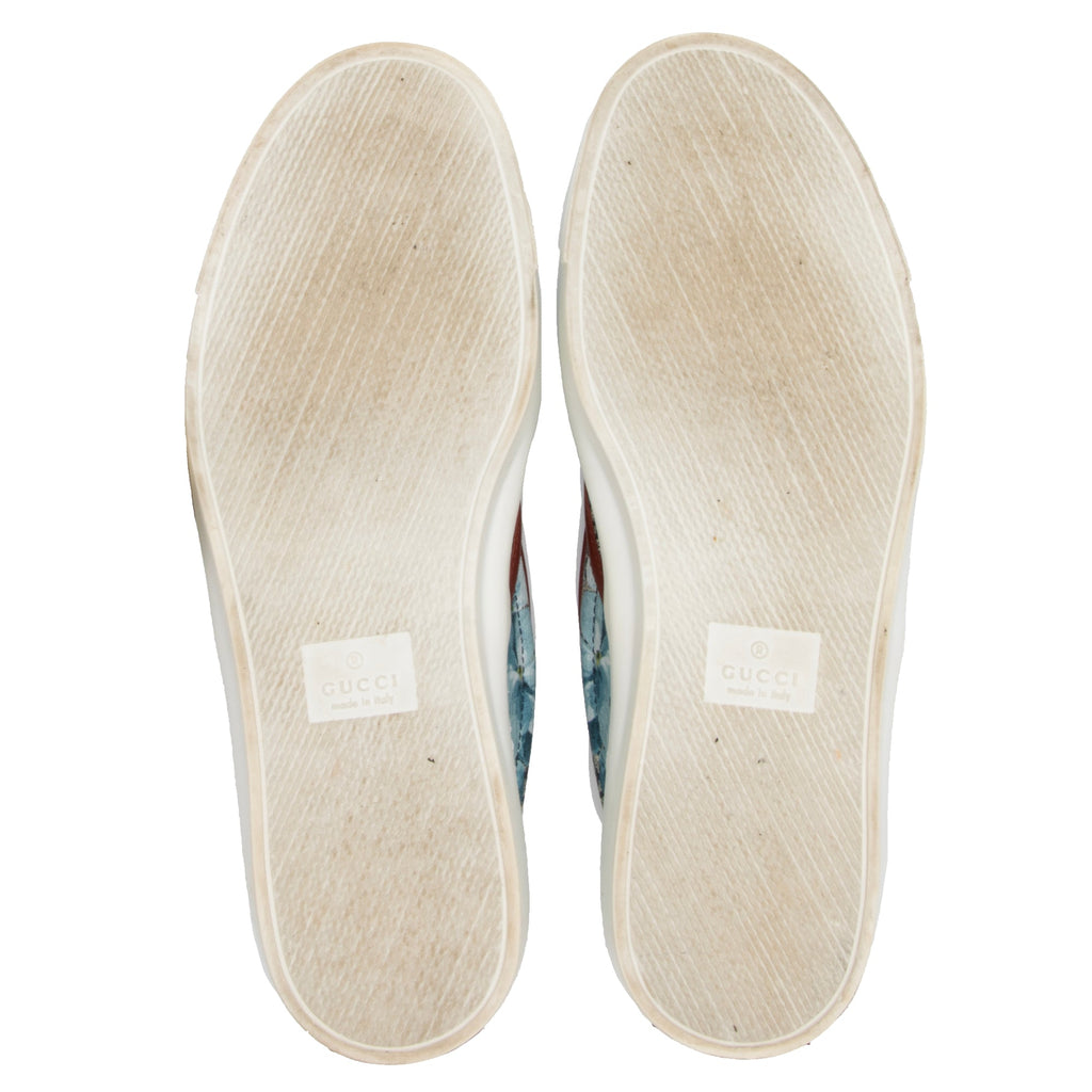 Gucci GG Supreme Monogram Blooms Slip On Sneakers - Size 8.5 / 38.5 (SHF-sfxx3G)