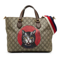 Gucci GG Supreme Mystic Cat Satchel (SHG-JMBObq)