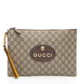 Gucci GG Supreme Neo Wristlet
