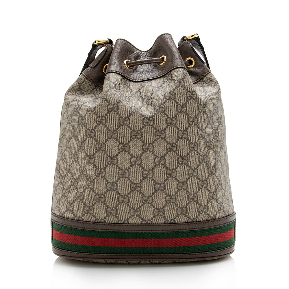 Gucci Gucci Supreme Ophidia Bucket Bag (SHF-17902)