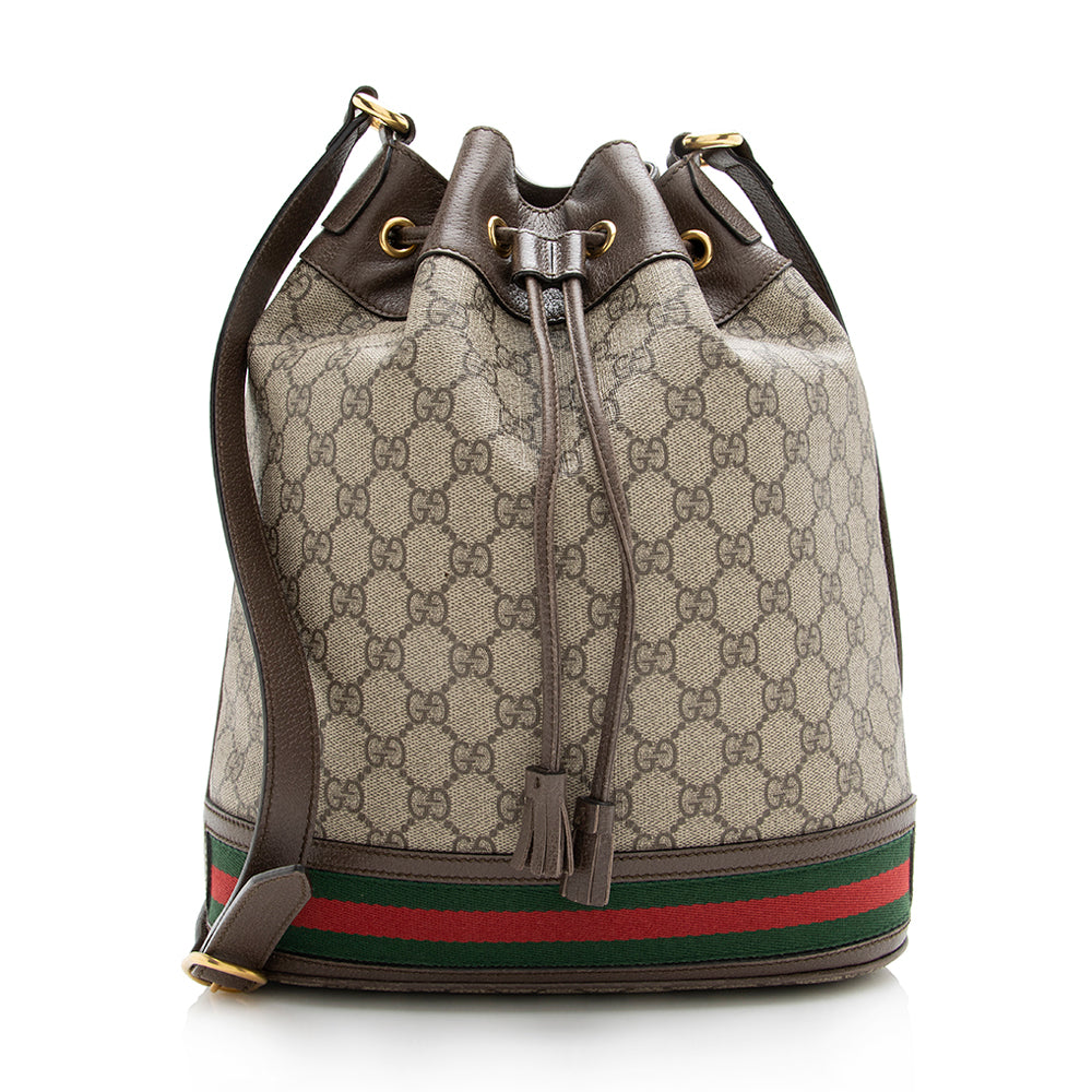 Gucci Gucci Supreme Ophidia Bucket Bag (SHF-17902)