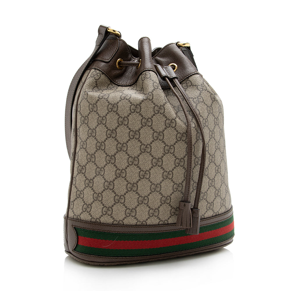 Gucci Gucci Supreme Ophidia Bucket Bag (SHF-17902)