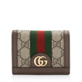 Gucci GG Supreme Ophidia Card Case Wallet (SHF-23684)