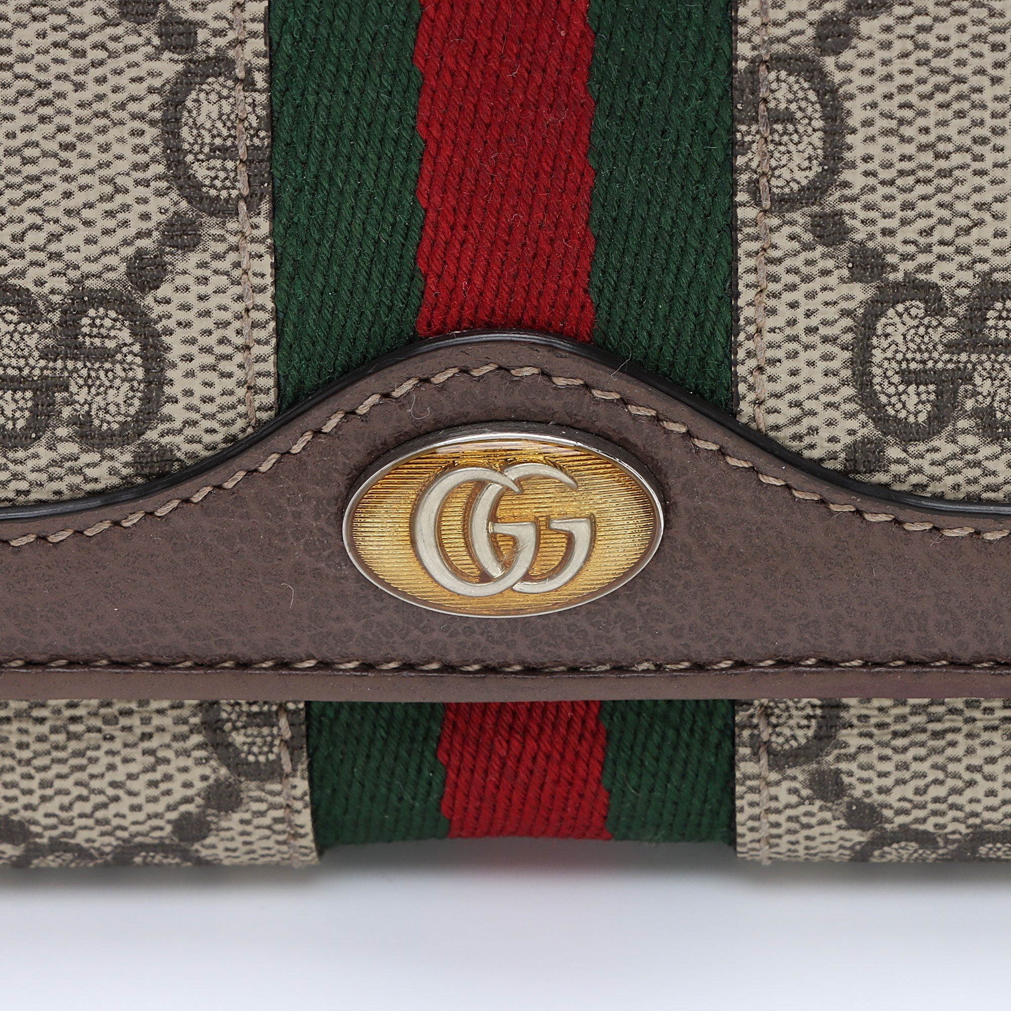 Gucci GG Supreme Ophidia Chain Wallet (SHF-Rd9cA8)