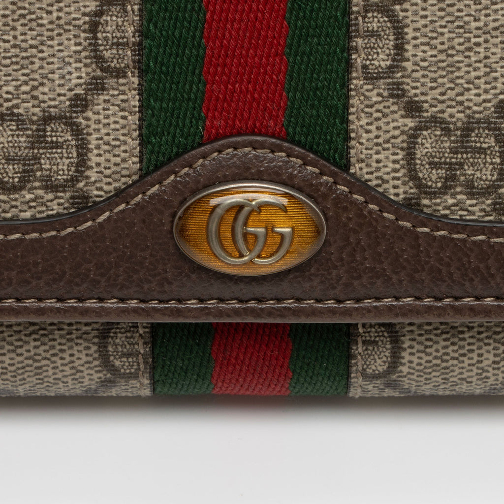 Gucci GG Supreme Ophidia Chain Wallet (SHF-gDEikM)