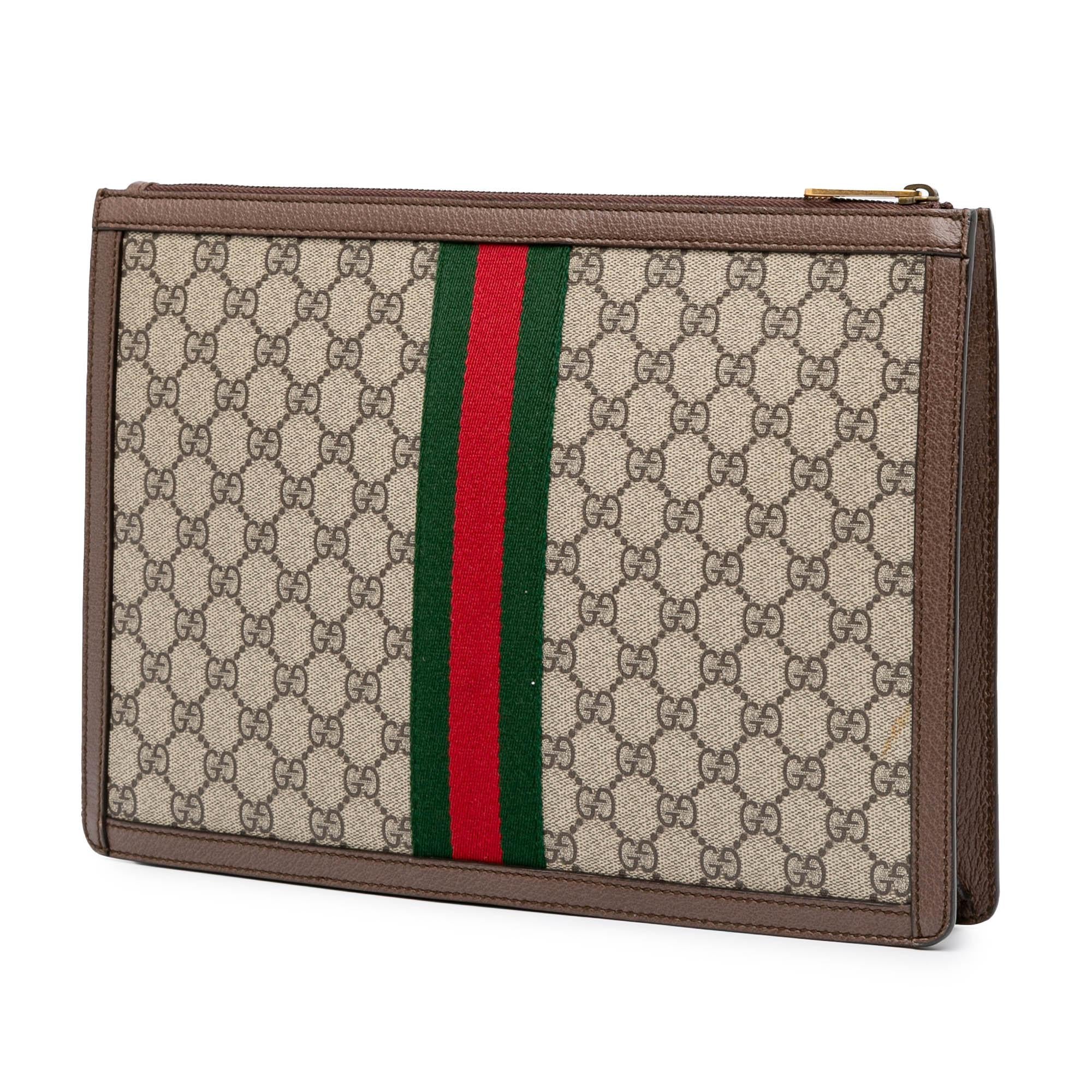 Gucci GG Supreme Ophidia Clutch