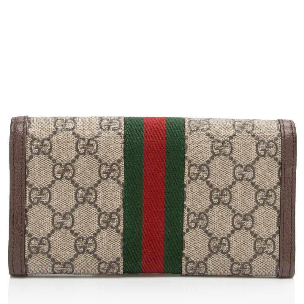 Gucci GG Supreme Ophidia Continental Wallet (SHF-brDyTS)