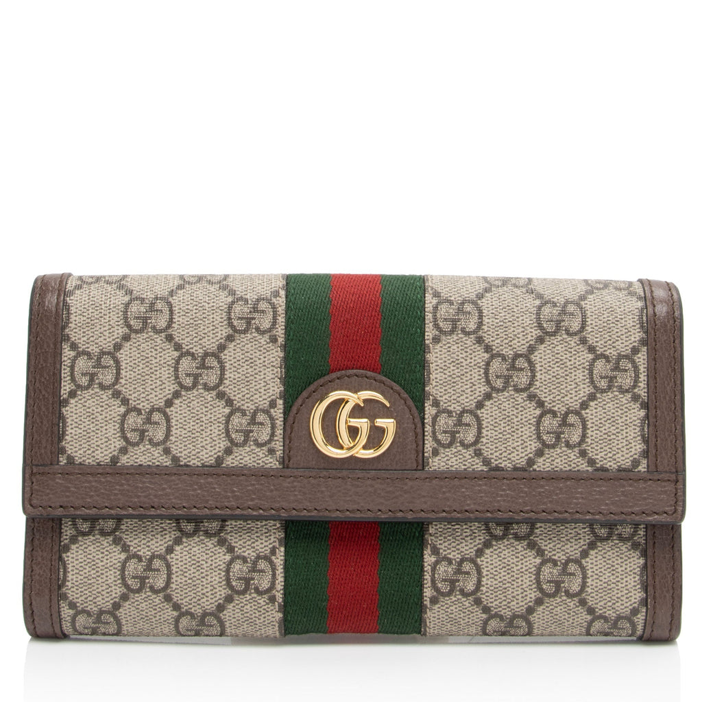 Gucci GG Supreme Ophidia Continental Wallet (SHF-brDyTS)
