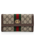 Gucci GG Supreme Ophidia Continental Wallet (SHF-5si9cW)