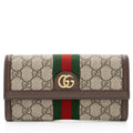 Gucci GG Supreme Ophidia ContinLBtal Wallet