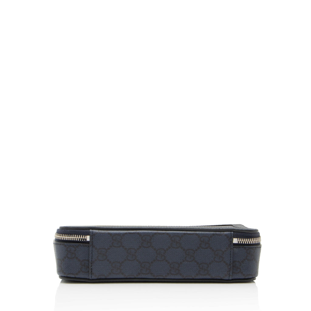 Gucci GG Supreme Ophidia Zip Around Crossbody