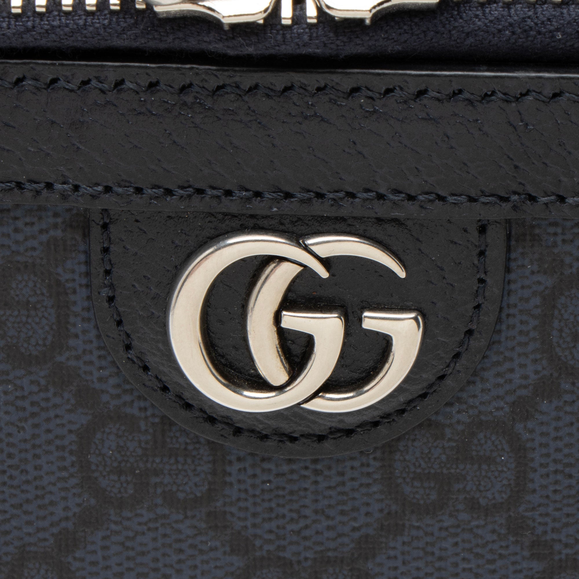 Gucci GG Supreme Ophidia Zip Around Crossbody