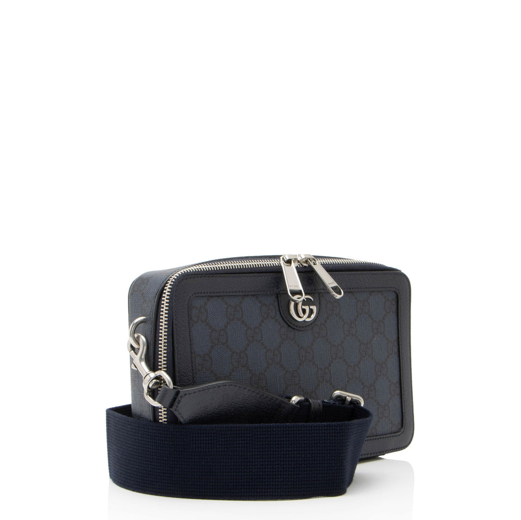 Gucci GG Supreme Ophidia Zip Around Crossbody