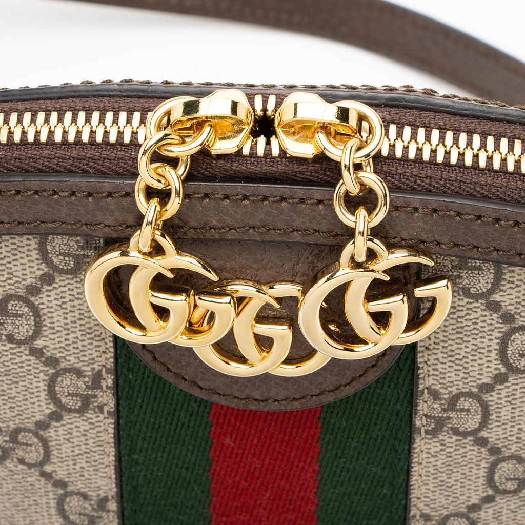 Gucci GG Supreme Ophidia Dome Small Shoulder Bag