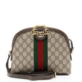 Gucci GG Supreme Ophidia Dome Small Shoulder Bag