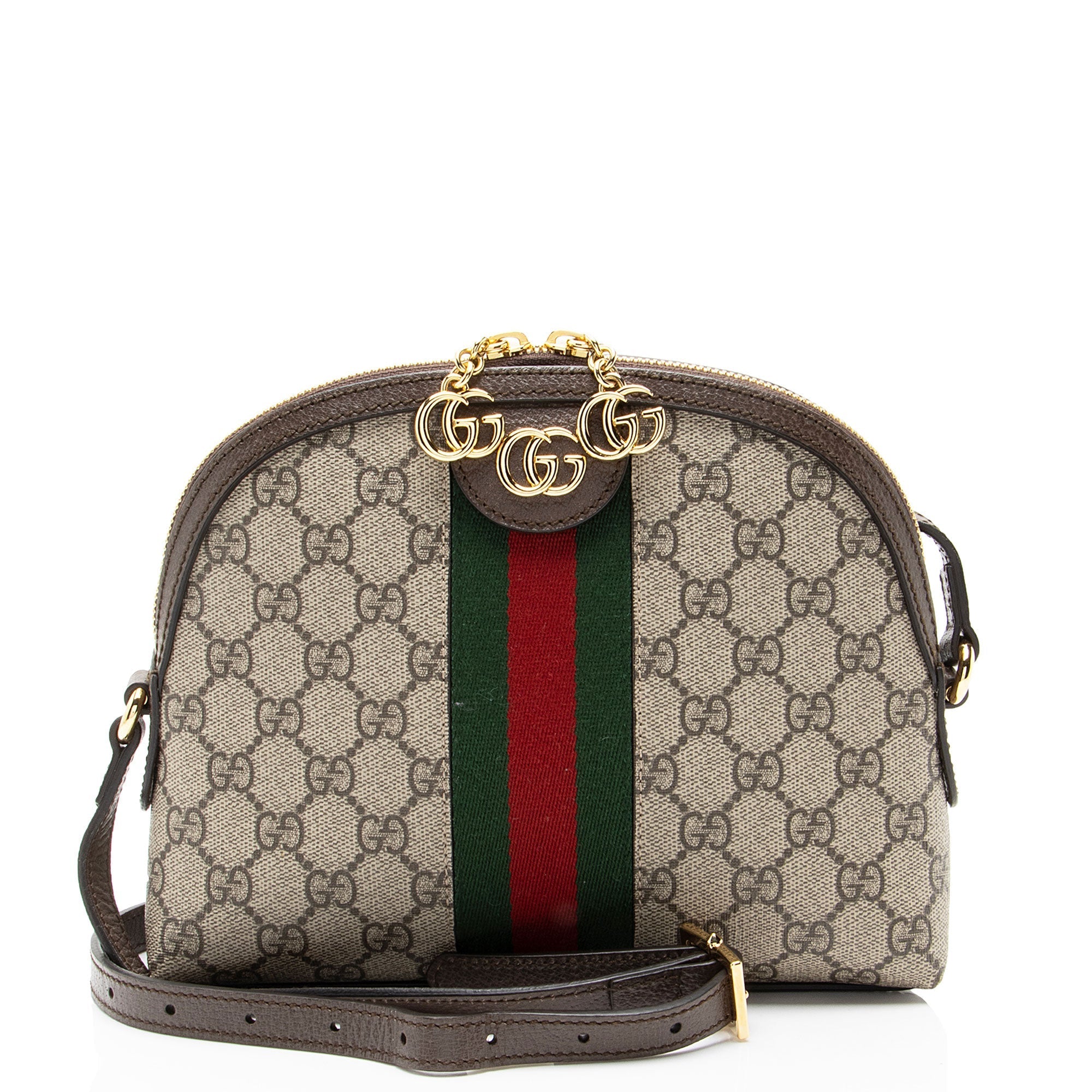 Gucci GG Supreme Ophidia Dome Small Shoulder Bag