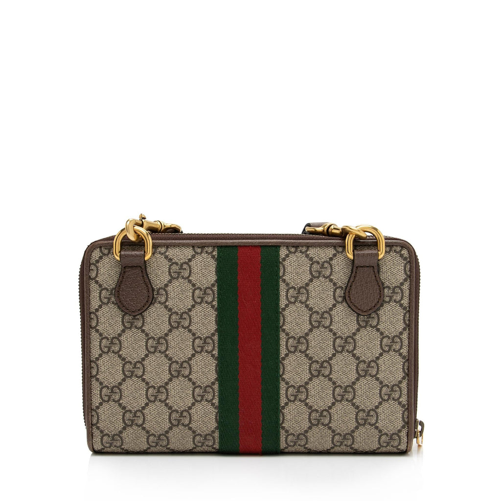 Gucci GG Supreme Ophidia Double Zip Crossbody Bag (SHF-kVk4Lq)