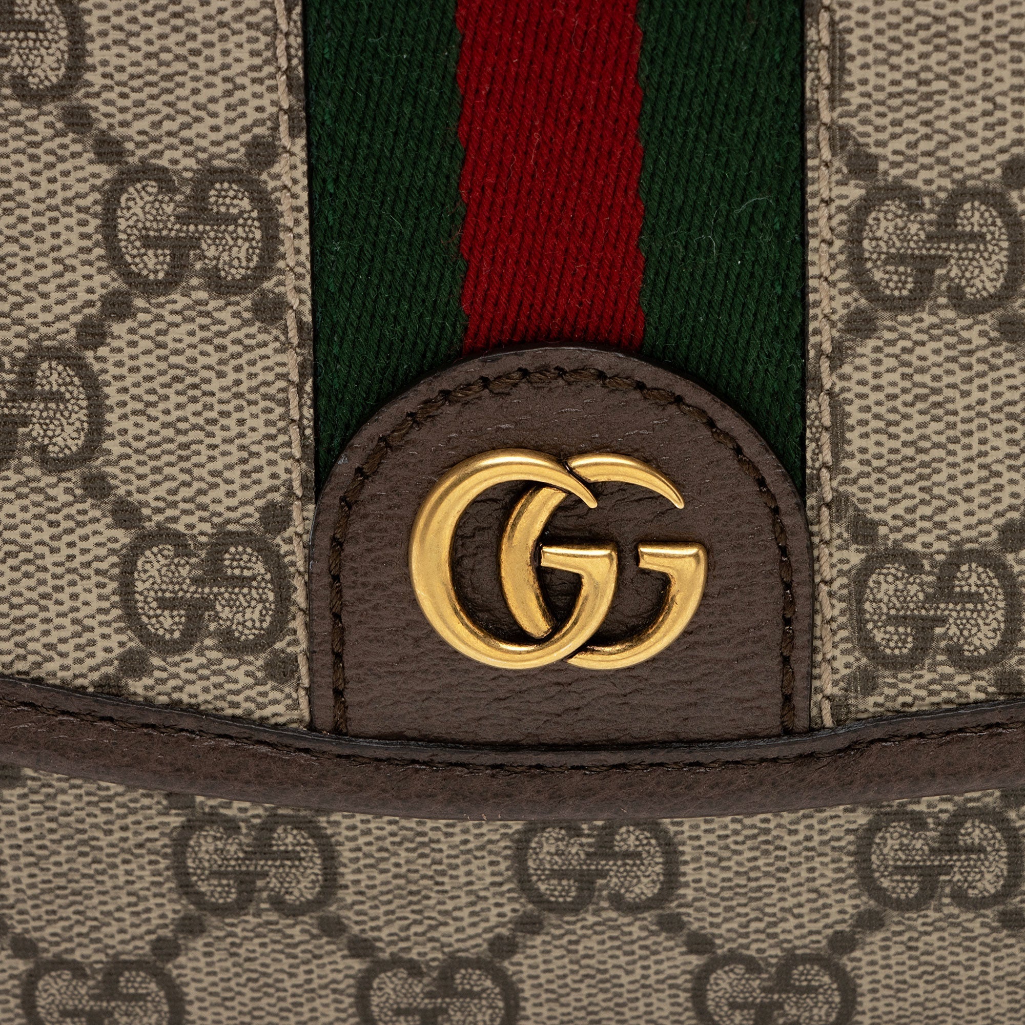 Gucci GG Supreme Ophidia Web Flap Medium Messenger