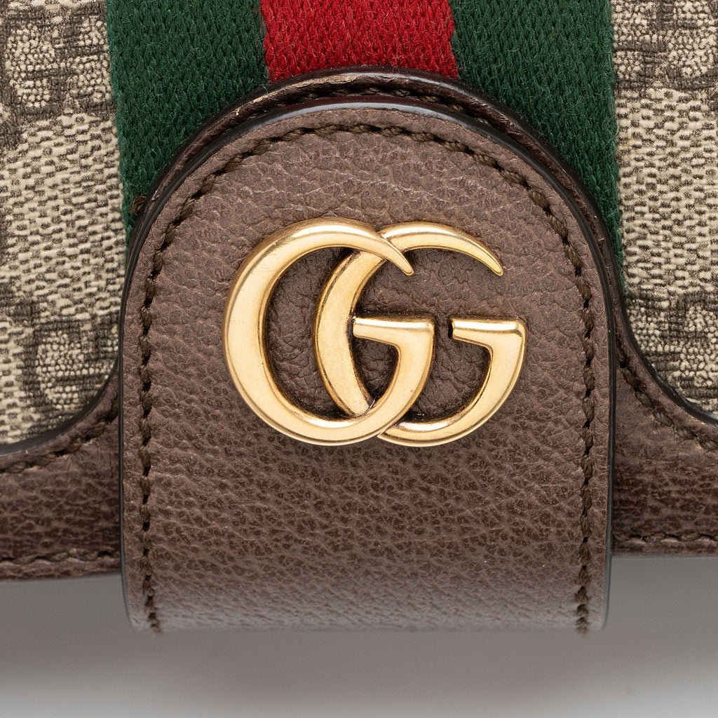 Gucci GG Supreme Ophidia Flap MessLBger Bag