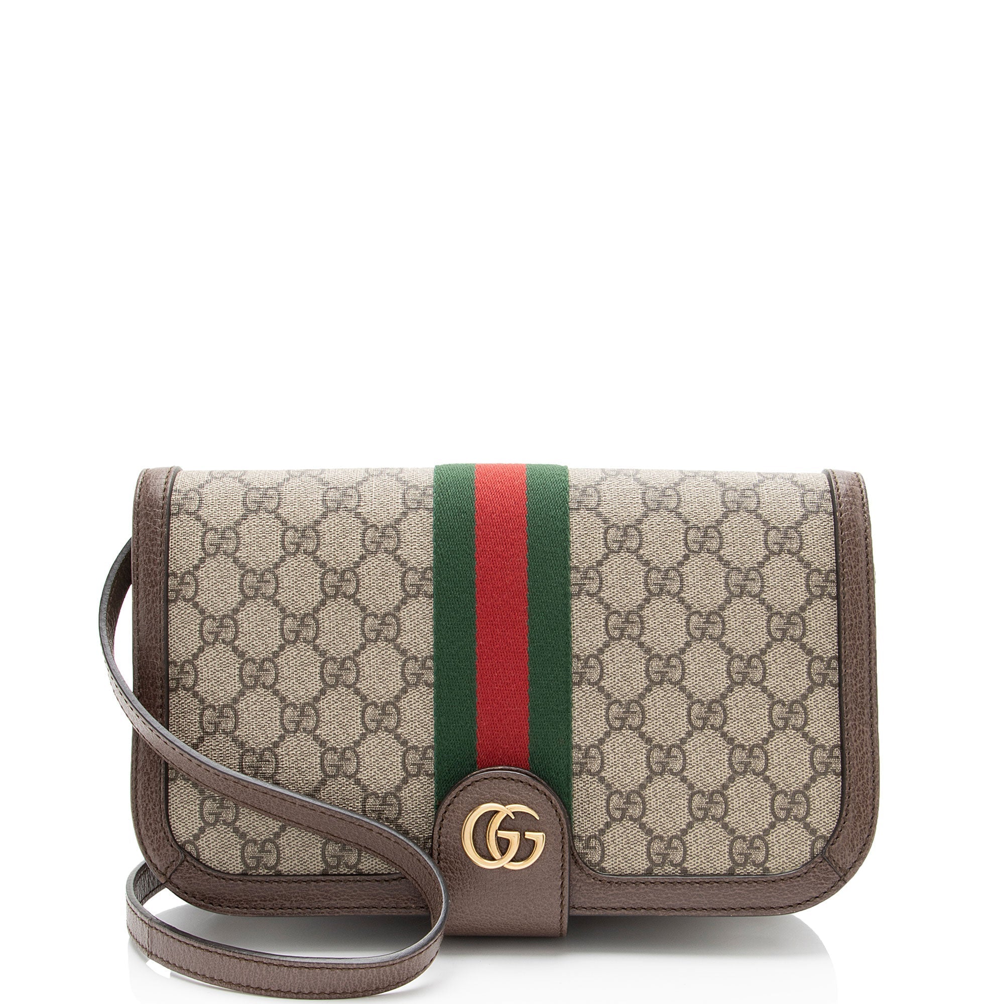 Gucci GG Supreme Ophidia Flap MessLBger Bag