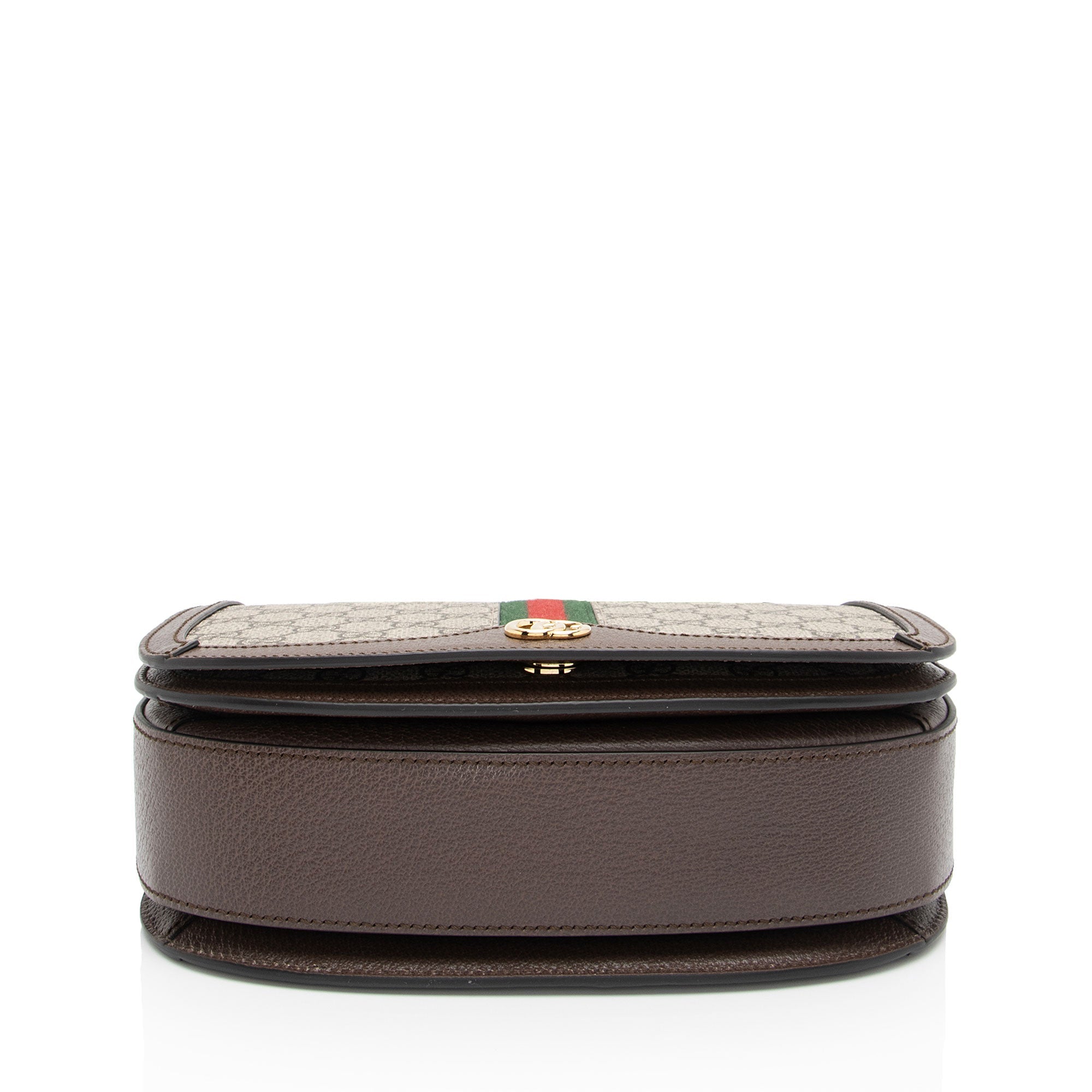 Gucci GG Supreme Ophidia Flap Messenger (SHF-6FVzgF)