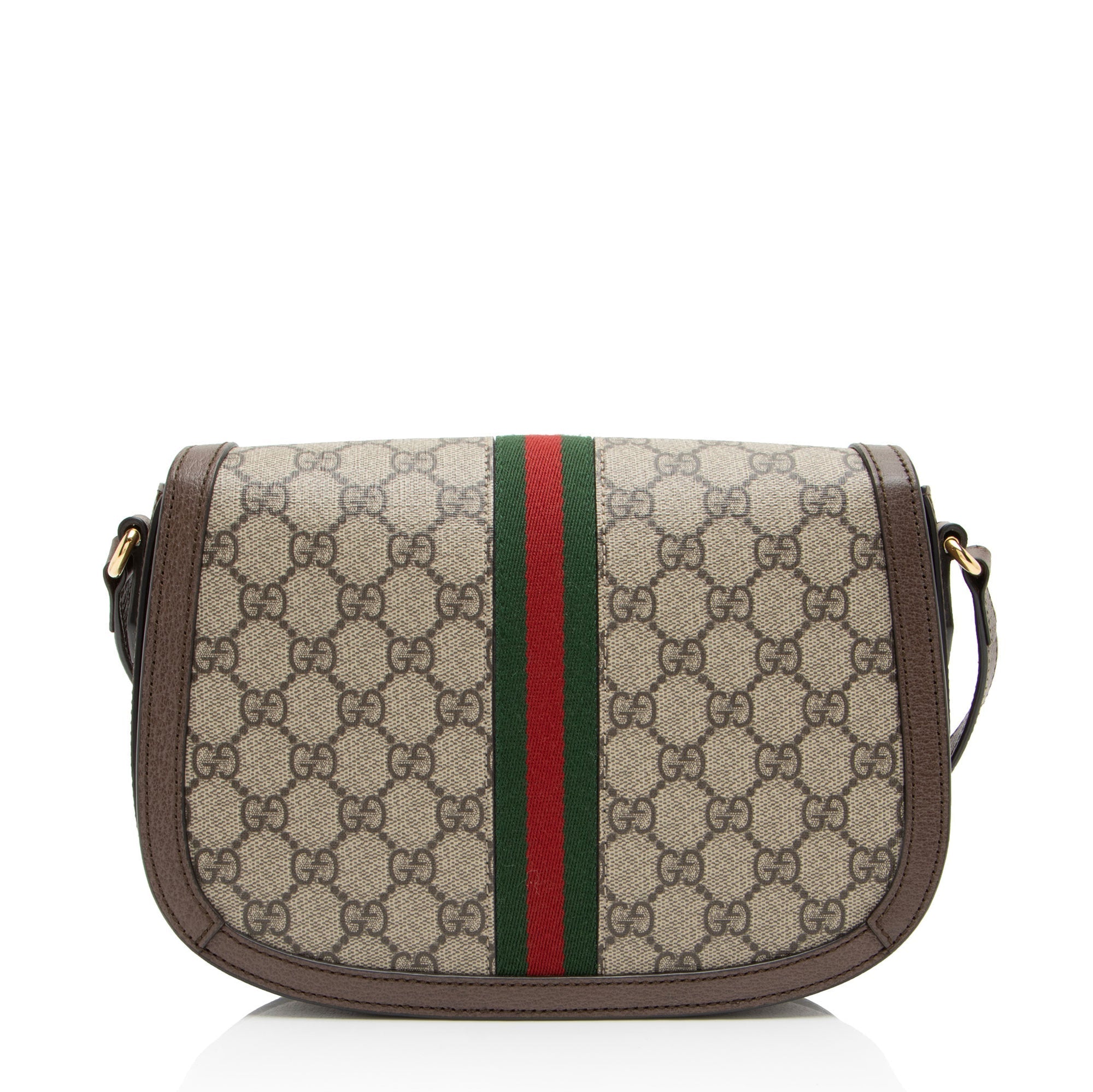 Gucci GG Supreme Ophidia Flap MessLBger Bag
