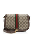 Gucci GG Supreme Ophidia Flap MessLBger Bag
