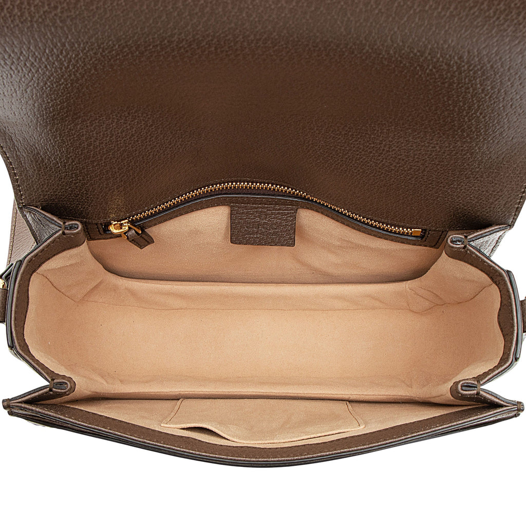 Gucci GG Supreme Ophidia Flap MessLBger Bag
