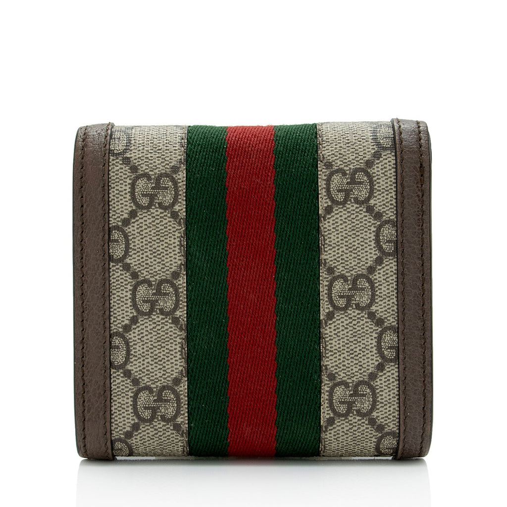 Gucci GG Supreme Ophidia Compact Wallet (SHF-9uyCuf)
