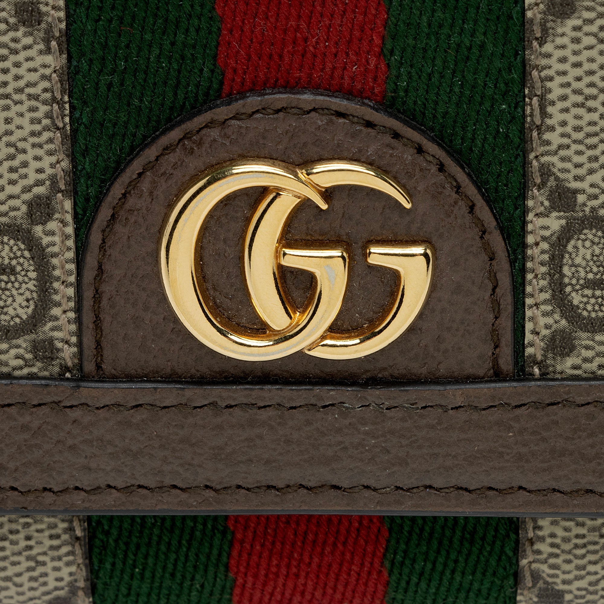 Gucci GG Supreme Ophidia Compact Wallet (SHF-9uyCuf)