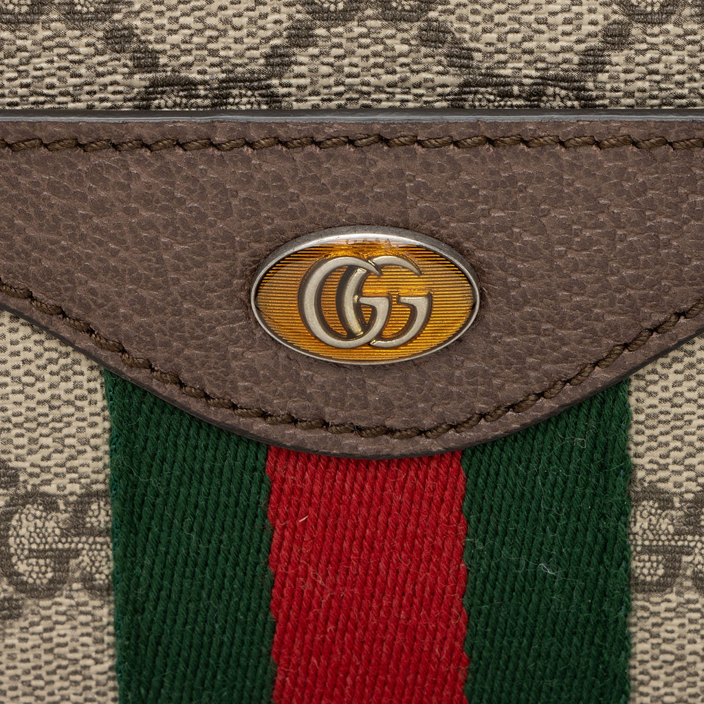 Gucci GG Supreme Ophidia Gusset Medium Crossbody