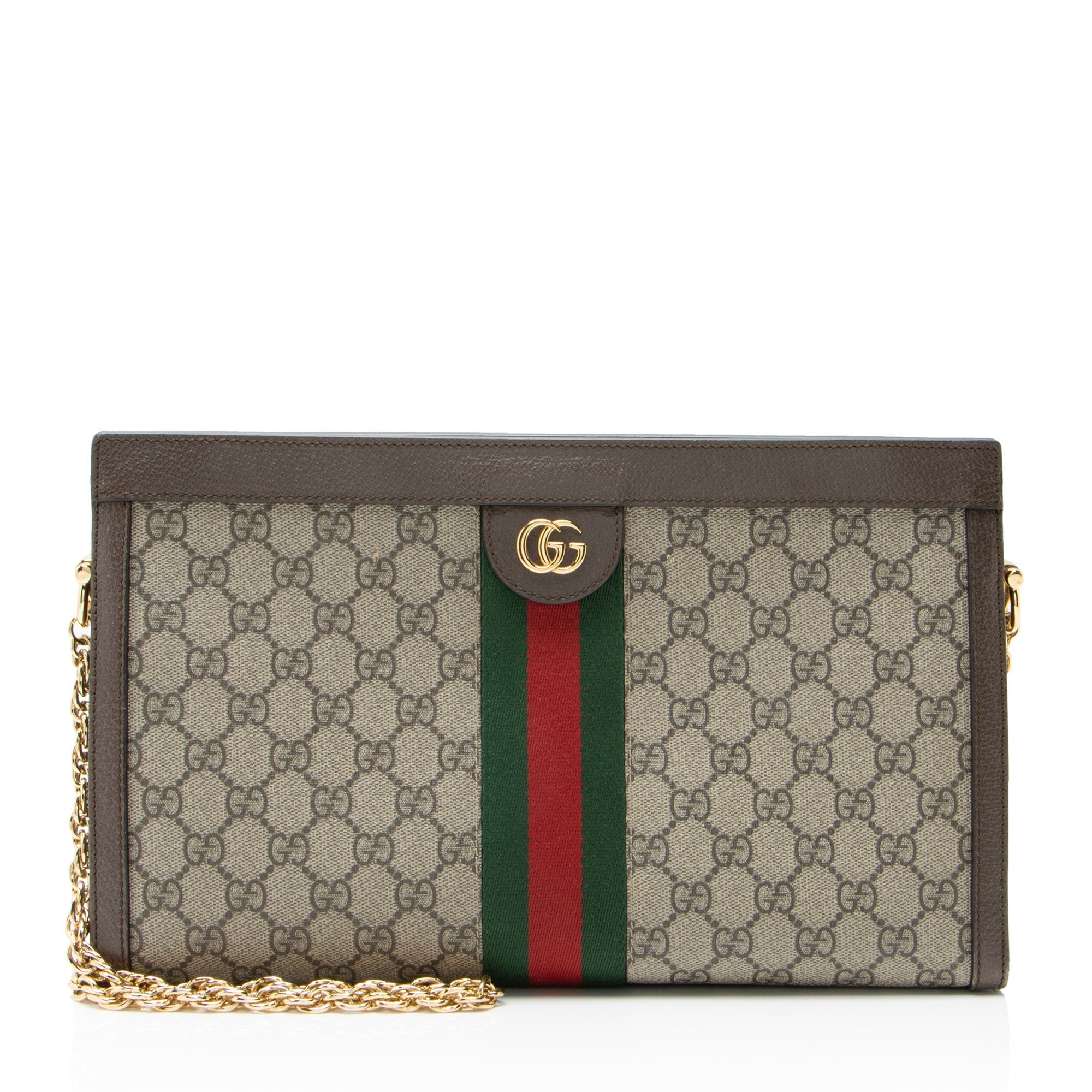 Gucci GG Supreme Ophidia Large Chain Shoulder Bag