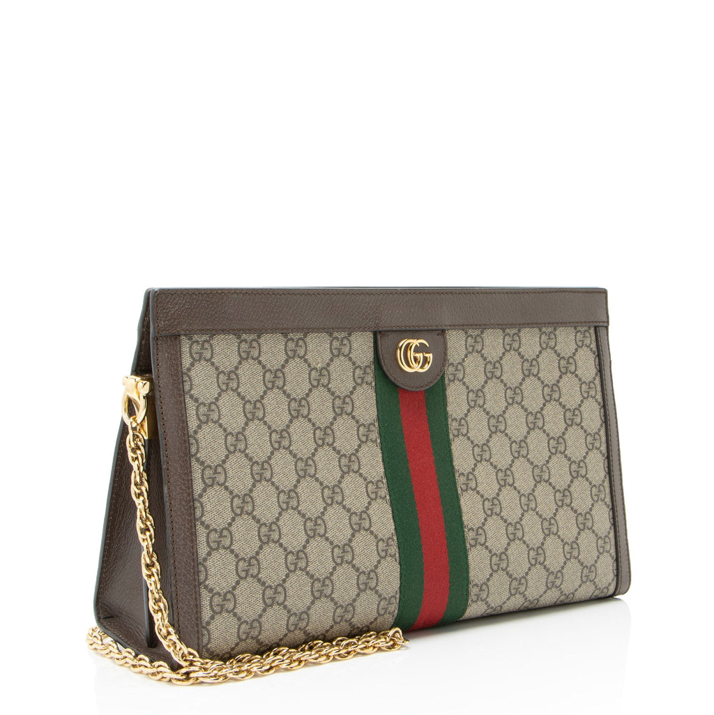 Gucci GG Supreme Ophidia Large Chain Shoulder Bag