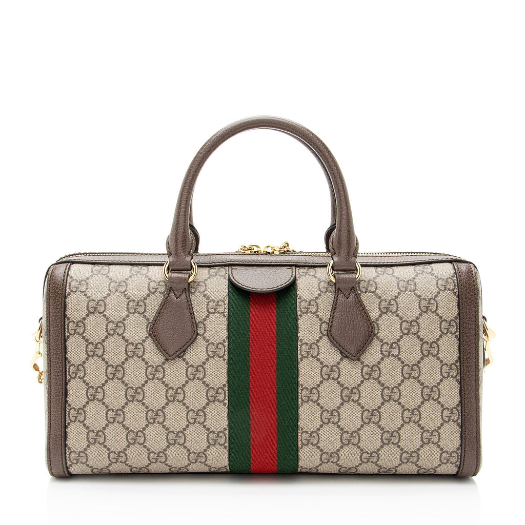 Gucci GG Supreme Ophidia Medium Boston Bag