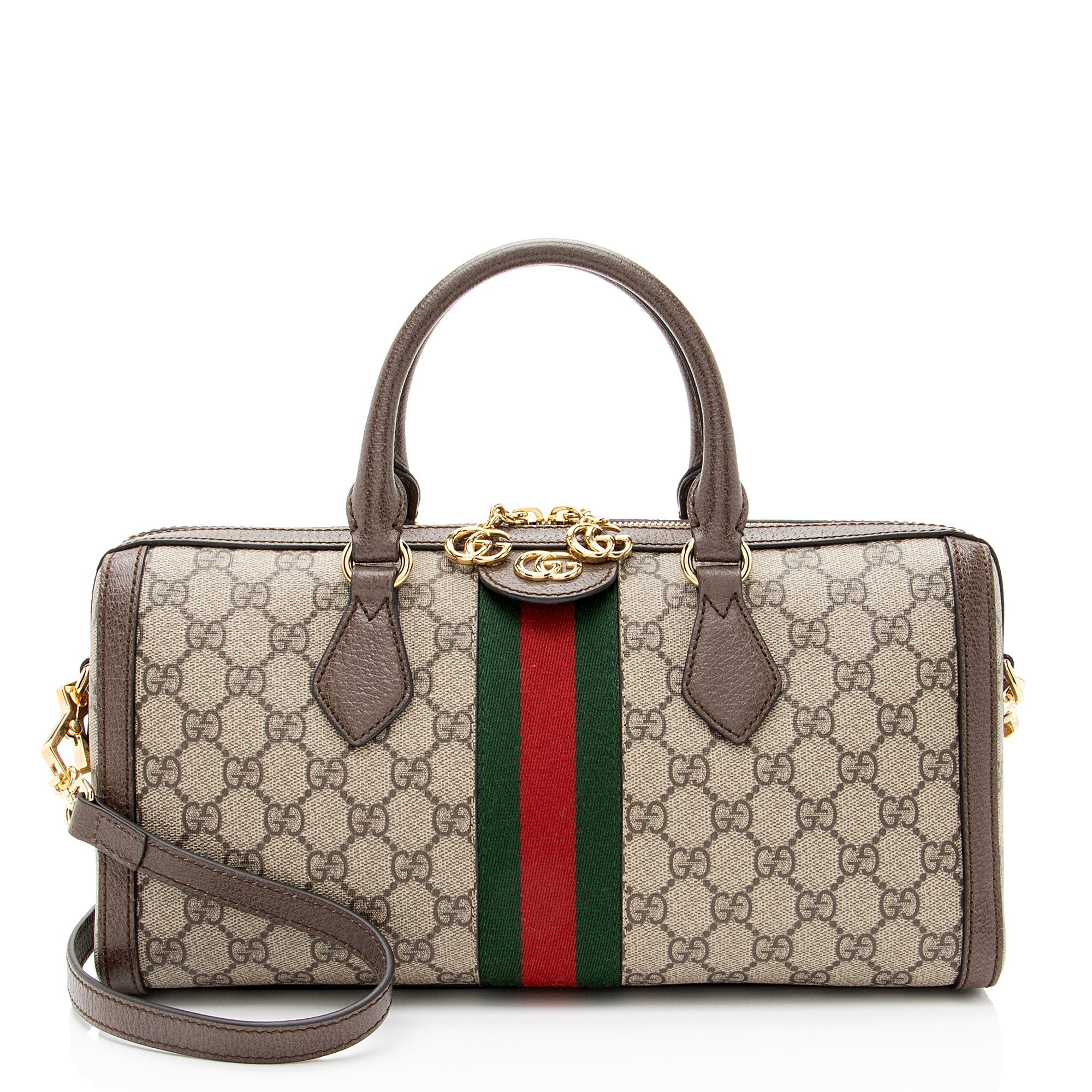 Gucci GG Supreme Ophidia Medium Boston Bag