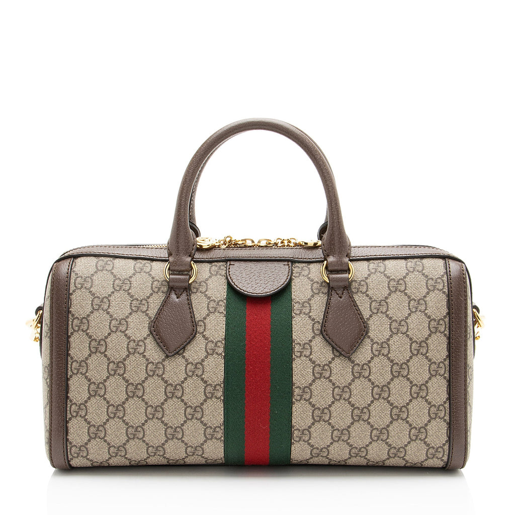 Gucci GG Supreme Ophidia Medium Boston Bag