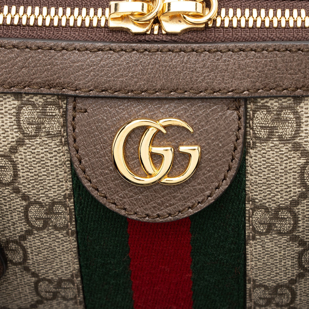 Gucci GG Supreme Ophidia Medium Boston Bag