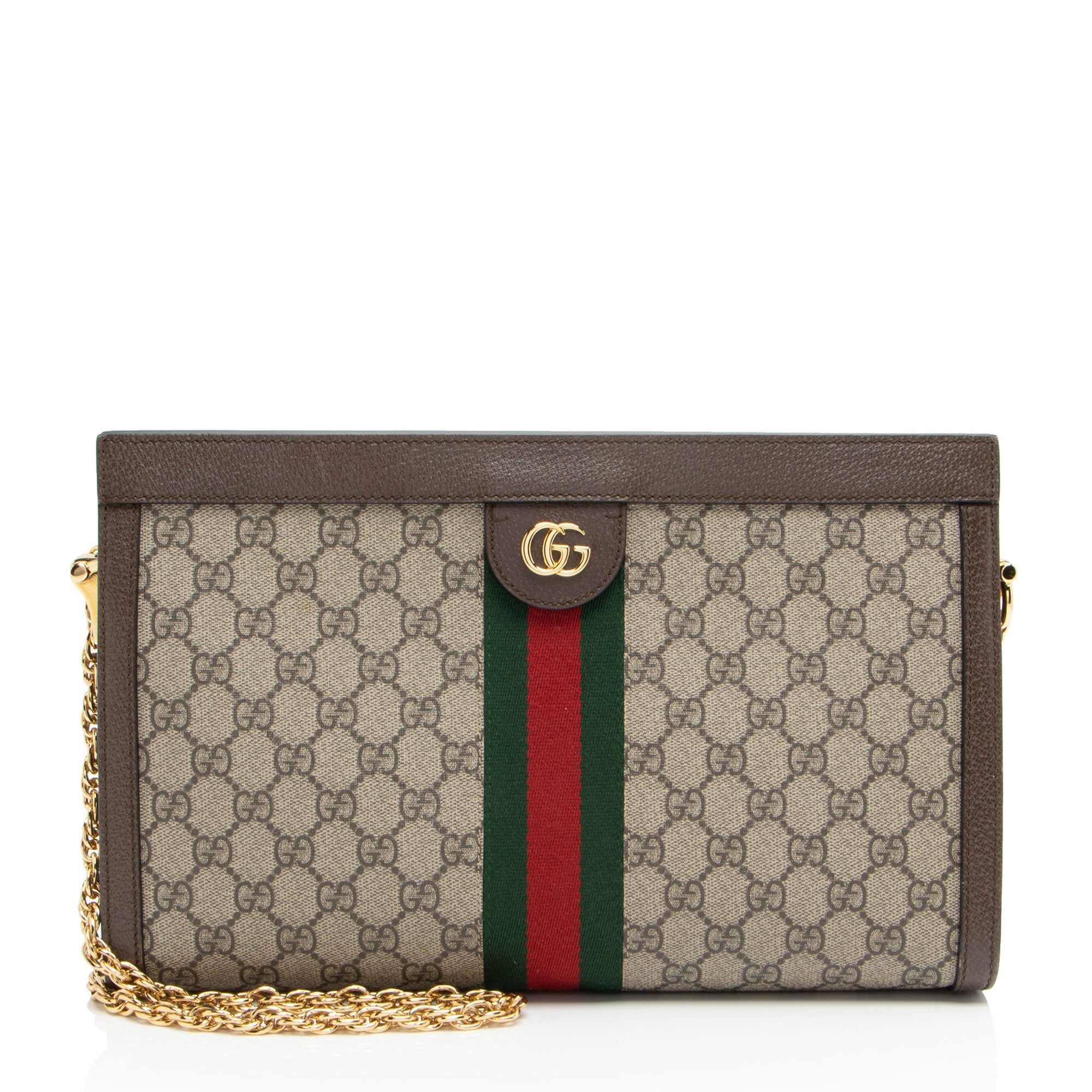 Gucci GG Supreme Ophidia Medium Chain Shoulder Bag